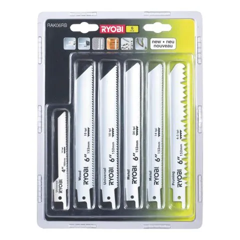 RAK06RB Ryobi Tigersågbladssats Beställ nu
